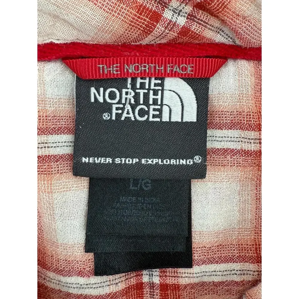 The North Face ARNE Plaid Short Sleeve Chest Pocket Casual Shirt Mens Large‎